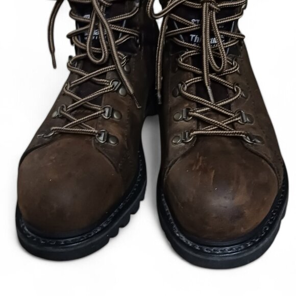 Caterpillar CAT  Brown Steel Toe Work Boots Mens  Size 8.5 Wide  CSA Approved - Picture 12 of 15